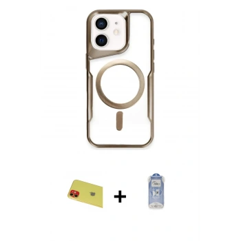 MARSİLYAN™- iPhone 11 Kılıf Yadigar Klasik Özel Seri - Siyah Joko Magic 5D Cam + Rainbow Kamera Lens Koruma Cam - KI