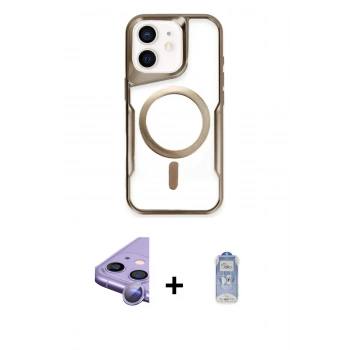 MARSİLYAN™- iPhone 11 Kılıf Yadigar Klasik Özel Seri - Siyah Joko Magic 5D Cam + Raze Metal Kamera Lens - MR