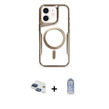 MARSİLYAN™- iPhone 11 Kılıf Yadigar Klasik Özel Seri - Siyah Joko Magic 5D Cam + Pers Alüminyum Kamera Lens - LT
