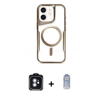 MARSİLYAN™- iPhone 11 Kılıf Yadigar Klasik Özel Seri - Siyah Joko Magic 5D Cam + PVD Metal Kamera Lens - MI