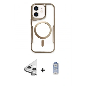MARSİLYAN™- iPhone 11 Kılıf Yadigar Klasik Özel Seri - Siyah Joko Magic 5D Cam + Raze Metal Kamera Lens - GS