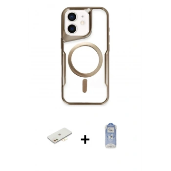MARSİLYAN™- iPhone 11 Kılıf Yadigar Klasik Özel Seri - Siyah Joko Magic 5D Cam + Renkli Kamera Lens Koruma Cam - SI