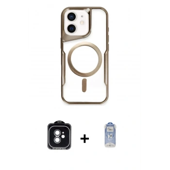 MARSİLYAN™- iPhone 11 Kılıf Yadigar Klasik Özel Seri - Siyah Joko Magic 5D Cam + PVD Metal Kamera Lens - YL