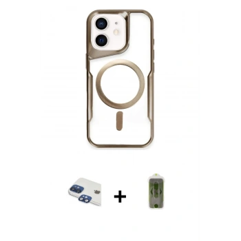 MARSİLYAN™- iPhone 11 Kılıf Yadigar Klasik Özel Seri - Siyah Joko Magic 5D Hayalet Cam + Pers Alüminyum Kamera Lens - LT
