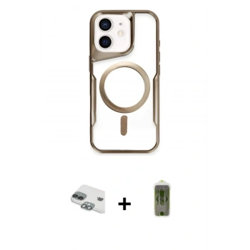 MARSİLYAN™- iPhone 11 Kılıf Yadigar Klasik Özel Seri - Siyah Joko Magic 5D Hayalet Cam + Pers Alüminyum Kamera Lens - YL