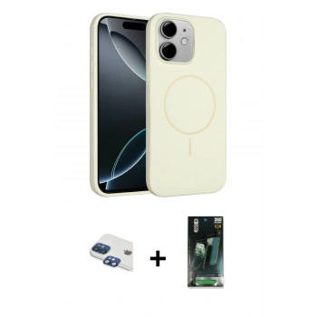 MARSİLYAN™- iPhone 11 Kılıf Yankı Form Serisi - Şeffaf 360 Full Body Arka Koruyucu + Pers Alüminyum Kamera Lens - LT