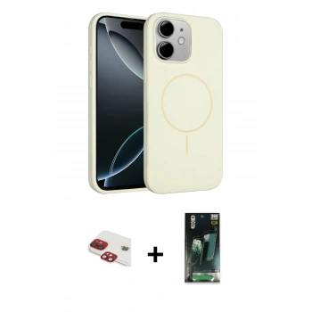 MARSİLYAN™- iPhone 11 Kılıf Yankı Form Serisi - Şeffaf 360 Full Body Arka Koruyucu + Pers Alüminyum Kamera Lens - KI
