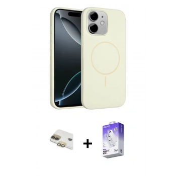 MARSİLYAN™- iPhone 11 Kılıf Yankı Form Serisi - Siyah Bilvis 5in1 3D Magic Cam Ekran Koruyucu + Pers Alüminyum Kamera Lens - GD