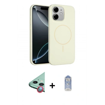 MARSİLYAN™- iPhone 11 Kılıf Yankı Form Serisi - Siyah Joko Magic 5D Cam + Raze Metal Kamera Lens - KI
