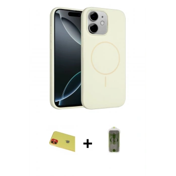 MARSİLYAN™- iPhone 11 Kılıf Yankı Form Serisi - Siyah Joko Magic 5D Hayalet Cam + Rainbow Kamera Lens Koruma Cam - KI