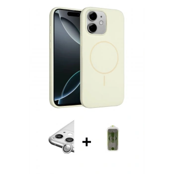 MARSİLYAN™- iPhone 11 Kılıf Yankı Form Serisi - Siyah Joko Magic 5D Hayalet Cam + Raze Metal Kamera Lens - GS