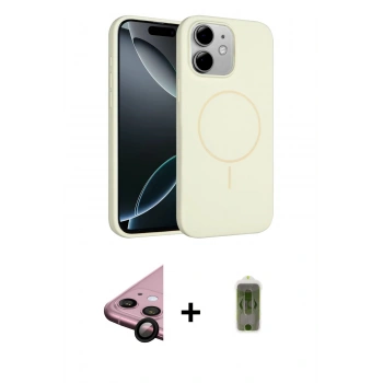 MARSİLYAN™- iPhone 11 Kılıf Yankı Form Serisi - Siyah Joko Magic 5D Hayalet Cam + Raze Metal Kamera Lens - SH