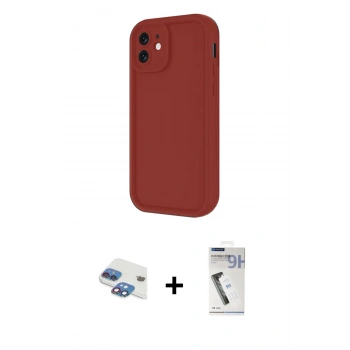 MARSİLYAN™- iPhone 11 Kılıf Yankı Yansıma Özel Seri - Şeffaf Uv Polymer Nano Ekran Koruyucu + Pers Alüminyum Kamera Lens - GI