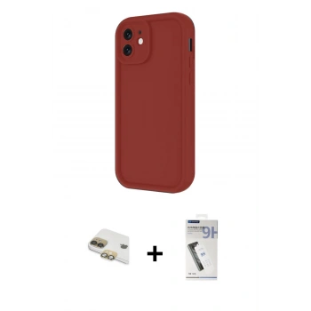 MARSİLYAN™- iPhone 11 Kılıf Yankı Yansıma Özel Seri - Şeffaf Uv Polymer Nano Ekran Koruyucu + Pers Alüminyum Kamera Lens - GD
