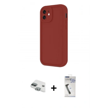 MARSİLYAN™- iPhone 11 Kılıf Yankı Yansıma Özel Seri - Şeffaf Uv Polymer Nano Ekran Koruyucu + Pers Alüminyum Kamera Lens - YL