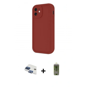 MARSİLYAN™- iPhone 11 Kılıf Yankı Yansıma Özel Seri - Siyah Joko Magic 5D Hayalet Cam + Pers Alüminyum Kamera Lens - LT