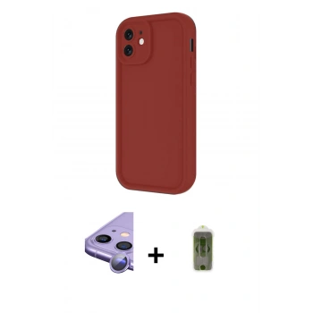 MARSİLYAN™- iPhone 11 Kılıf Yankı Yansıma Özel Seri - Siyah Joko Magic 5D Hayalet Cam + Raze Metal Kamera Lens - MR