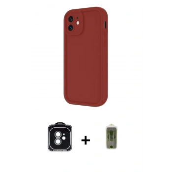 MARSİLYAN™- iPhone 11 Kılıf Yankı Yansıma Özel Seri - Siyah Joko Magic 5D Hayalet Cam + PVD Metal Kamera Lens - YL