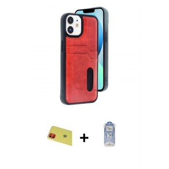 MARSİLYAN™- iPhone 11 Kılıf Yörünge Işık Serisi - Siyah Joko Magic 5D Cam + Rainbow Kamera Lens Koruma Cam - KI
