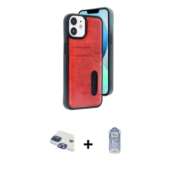 MARSİLYAN™- iPhone 11 Kılıf Yörünge Işık Serisi - Siyah Joko Magic 5D Cam + Pers Alüminyum Kamera Lens - LT