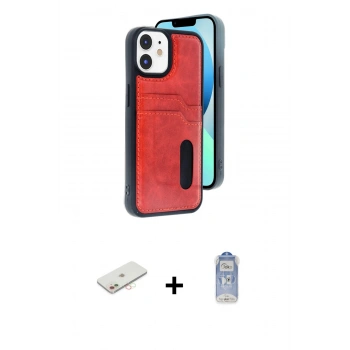 MARSİLYAN™- iPhone 11 Kılıf Yörünge Işık Serisi - Siyah Joko Magic 5D Cam + Renkli Kamera Lens Koruma Cam - YL