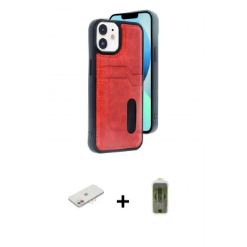MARSİLYAN™- iPhone 11 Kılıf Yörünge Işık Serisi - Siyah Joko Magic 5D Hayalet Cam + Renkli Kamera Lens Koruma Cam - PE