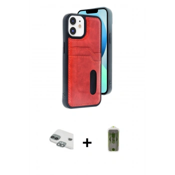 MARSİLYAN™- iPhone 11 Kılıf Yörünge Işık Serisi - Siyah Joko Magic 5D Hayalet Cam + Pers Alüminyum Kamera Lens - YL