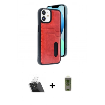 MARSİLYAN™- iPhone 11 Kılıf Yörünge Işık Serisi - Siyah Joko Magic 5D Hayalet Cam + Kamera Lens Koruma Cam - SF