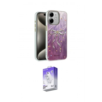 MARSİLYAN™- iPhone 11 Kılıf Zirve Modern Prime - Siyah Bilvis 5in1 3D Magic Cam Ekran Koruyucu