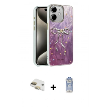 MARSİLYAN™- iPhone 11 Kılıf Zirve Modern Prime - Siyah Joko Magic 5D Cam + Pers Alüminyum Kamera Lens - GD