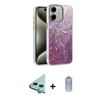 MARSİLYAN™- iPhone 11 Kılıf Zirve Modern Prime - Siyah Joko Magic 5D Cam + Raze Metal Kamera Lens - MI