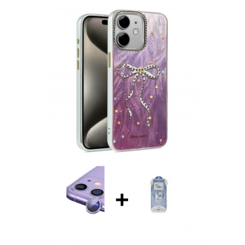 MARSİLYAN™- iPhone 11 Kılıf Zirve Modern Prime - Siyah Joko Magic 5D Cam + Raze Metal Kamera Lens - MR