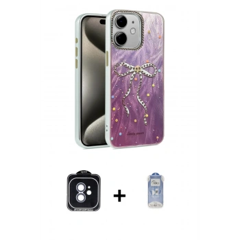 MARSİLYAN™- iPhone 11 Kılıf Zirve Modern Prime - Siyah Joko Magic 5D Cam + PVD Metal Kamera Lens - MI