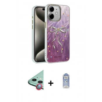 MARSİLYAN™- iPhone 11 Kılıf Zirve Modern Prime - Siyah Joko Magic 5D Cam + Raze Metal Kamera Lens - KI