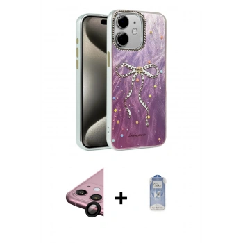MARSİLYAN™- iPhone 11 Kılıf Zirve Modern Prime - Siyah Joko Magic 5D Cam + Raze Metal Kamera Lens - SH
