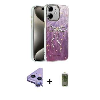 MARSİLYAN™- iPhone 11 Kılıf Zirve Modern Prime - Siyah Joko Magic 5D Hayalet Cam + Raze Metal Kamera Lens - MR