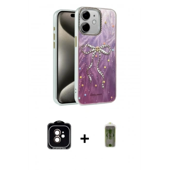 MARSİLYAN™- iPhone 11 Kılıf Zirve Modern Prime - Siyah Joko Magic 5D Hayalet Cam + PVD Metal Kamera Lens - TU