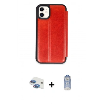 MARSİLYAN™- iPhone 11 Kılıf Zirve Yansıma Serisi - Siyah Joko Magic 5D Cam + Pers Alüminyum Kamera Lens - GI