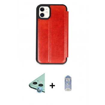MARSİLYAN™- iPhone 11 Kılıf Zirve Yansıma Serisi - Siyah Joko Magic 5D Cam + Raze Metal Kamera Lens - MI
