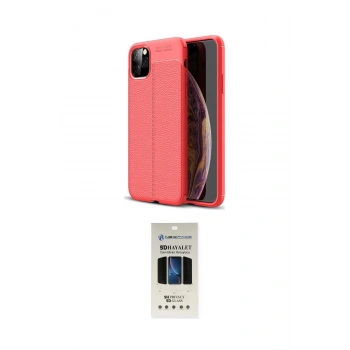 MARSİLYAN™- iPhone 11 Pro Kılıf Doruk Klasik Özel Seri - Siyah 5D Hayalet Cam Ekran Koruyucu