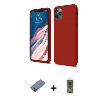 MARSİLYAN™- iPhone 11 Pro Kılıf Kozmos Yansıma Özel Seri - Siyah Joko Magic 5D Hayalet Cam + Shine Kamera Lens Koruma Cam - GI