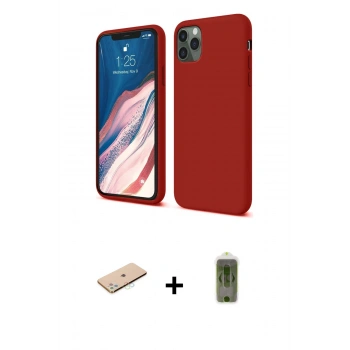 MARSİLYAN™- iPhone 11 Pro Kılıf Kozmos Yansıma Özel Seri - Siyah Joko Magic 5D Hayalet Cam + Renkli Kamera Lens Koruma Cam - MI