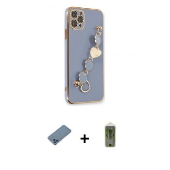 MARSİLYAN™- iPhone 11 Pro Kılıf Nova Işık Prime - Siyah Joko Magic 5D Hayalet Cam + Shine Kamera Lens Koruma Cam - MI