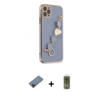 MARSİLYAN™- iPhone 11 Pro Kılıf Nova Işık Prime - Siyah Joko Magic 5D Hayalet Cam + Shine Kamera Lens Koruma Cam - SH