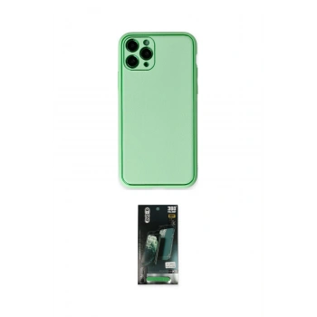 MARSİLYAN™- iPhone 11 Pro Kılıf Yadigar Klasik - Siyah 360 Mat Full Body Arka Koruyucu