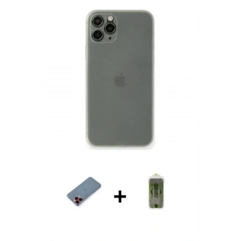 MARSİLYAN™- iPhone 11 Pro Kılıf Yadigar Yansıma Serisi - Siyah Joko Magic 5D Hayalet Cam + Metal Kamera Lens Koruma Cam - KI