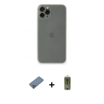 MARSİLYAN™- iPhone 11 Pro Kılıf Yadigar Yansıma Serisi - Siyah Joko Magic 5D Hayalet Cam + Shine Kamera Lens Koruma Cam - MI