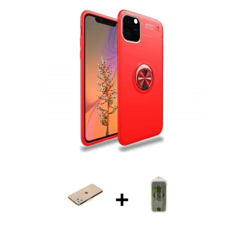 MARSİLYAN™- iPhone 11 Pro Kılıf Yankı Form Prime - Siyah Joko Magic 5D Hayalet Cam + Renkli Kamera Lens Koruma Cam - YL