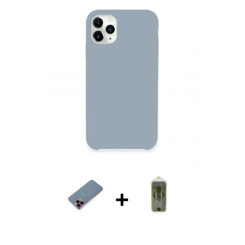 MARSİLYAN™- iPhone 11 Pro Kılıf Zirve Modern Özel Seri - Siyah Joko Magic 5D Hayalet Cam + Metal Kamera Lens Koruma Cam - KI