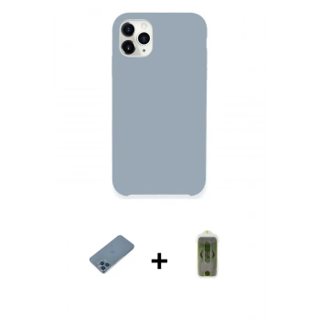 MARSİLYAN™- iPhone 11 Pro Kılıf Zirve Modern Özel Seri - Siyah Joko Magic 5D Hayalet Cam + Shine Kamera Lens Koruma Cam - MI